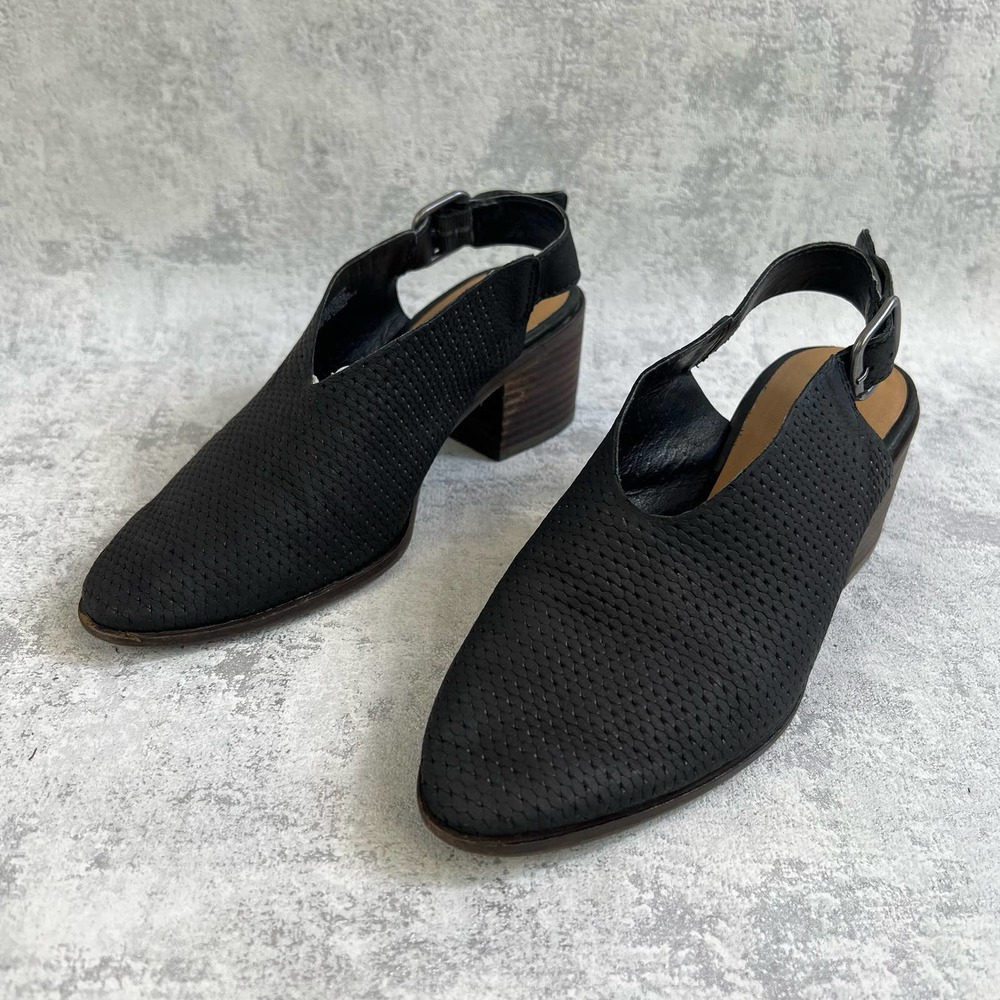 Lucky Brand Lideton Black Slingback Pump Size 6